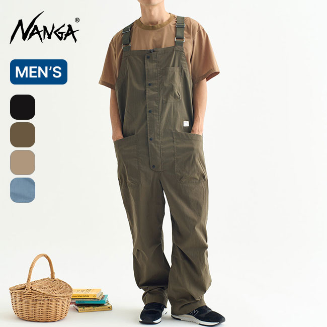 ナンガ タキビリップストップフィールドオーバーオール NANGA TAKIBI RIPSTOP FIELD OVERALLS メンズ レディース ユニセックス 焚き火 焚火 難燃 つなぎ ロングパンツ サロペット おしゃれ BBQ キャンプ アウトドア