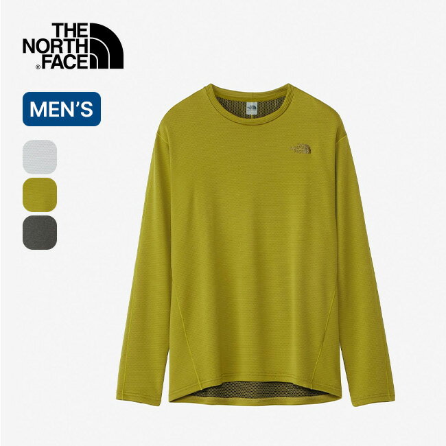 ノースフェイス L/S フラッシュドライクルー メンズ THE NORTH FACE L/S Flash Dry Crew NT62312 トップス Tシャツ カットソー ロングスリーブ 長袖 キャンプ アウトドア 【正規品】