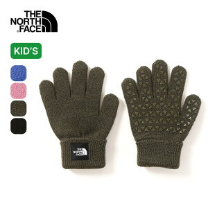 ノースフェイス ニットグローブ【キッズ】 THE NORTH FACE Kids' Knit Glove キッズ NNJ62200 防寒 雪遊び 子供用 ジュニア 手袋 グローブ ニット キャンプ アウトドア 【正規品】