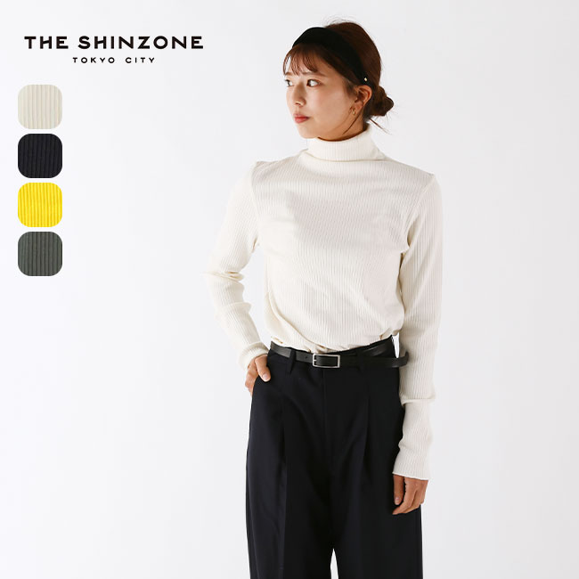  󥾡 ϥͥå THE SHINZONE HIGH NECK RIB ǥ  19SMSCU05 ȥåץ ...