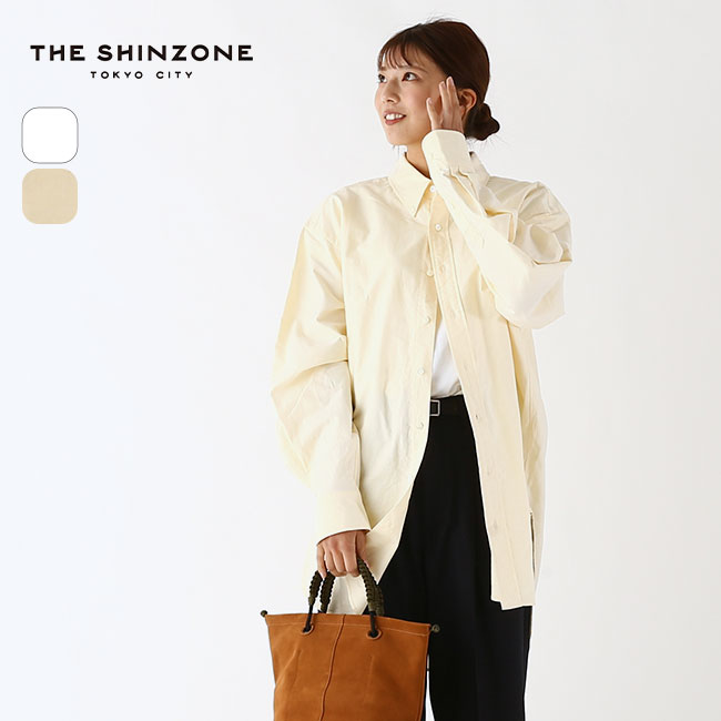 ザ シンゾーン ビッグシャツ THE SHINZONE BIG SHIRT レディース ウィメンズ 23AMSBL06 トップス 長袖 羽織りもの キャンプ アウトドア 【正規品】