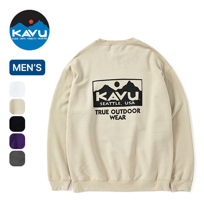 カブー トゥルーロゴスウェット KAVU True Logo Sweat メンズ 19821943 トップス トレーナー カットソー スウェット キャンプ アウトドア フェス 【正規品】