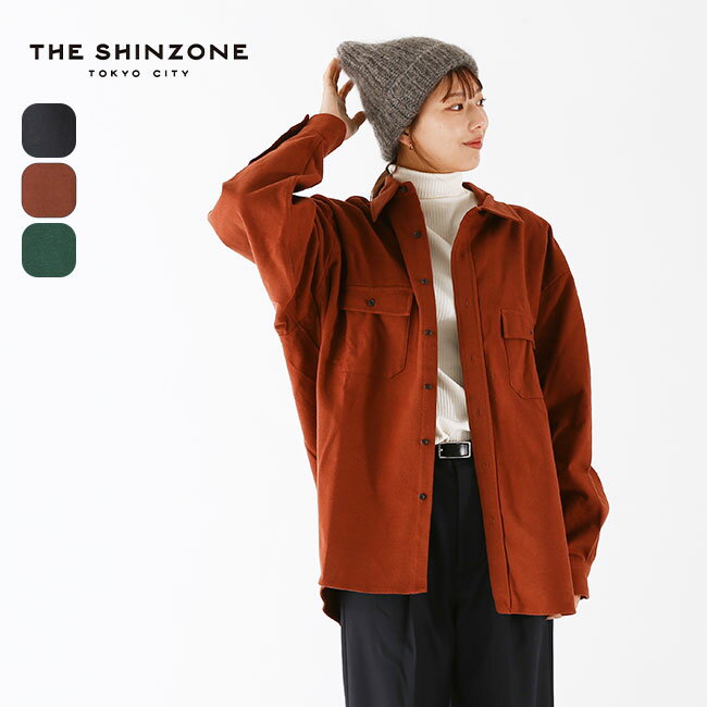  󥾡 ĥ㥱å THE SHINZONE SHIRT JACKET ǥ  23AMSBL03 ȥåץ ...