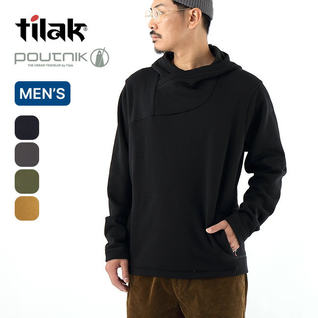 ティラック ポートニック ラーベンフーディー Tilak POUTNIK RAVEN Hoodie 41357 メンズ tilak トップス パーカー プルオーバー 長袖 ポーラテック Polartec Power Stretch Pro おしゃれ キャンプ アウトドア