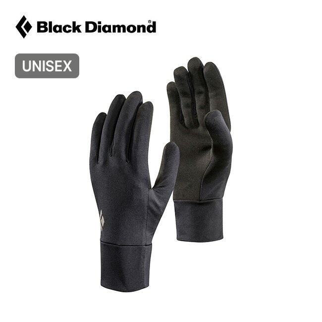 ブラックダイヤモンド ライトウェイト スクリーンタップ Black Diamond LIGHTWEIGHT SCREENTAP GLOVES メンズ レディース ユニセックス BD77320 グローブ 手袋 薄手 ストレッチ スマホ対応 タッチパネル キャンプ アウトドア 