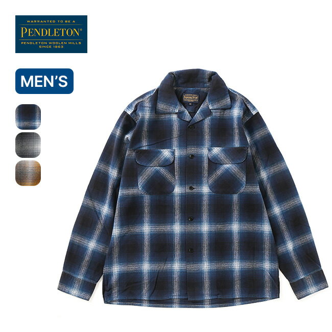 ペンドルトン オープンカラーシャツ PENDLETON Open Collar Shirt メンズ 3475-3017 シャツ チェックシャツ ロングスリーブ 長袖 おしゃれ キャンプ アウトドア 【正規品】