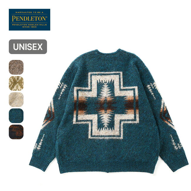 ペンドルトン Vネックカーディガン PENDLETON V Neck Cardigan メンズ レディース 3575-4009トップス カーディガン ニット キャンプ アウトドア