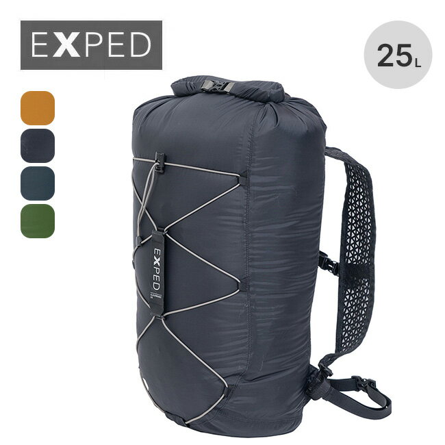 エクスペド クラウドバースト 25L EXPED Cloudburst 25 396420 リュック バックパック ザック ロールトップ 軽量 防水 25L トラベル 旅行 アウトドア キャンプ フェス 【正規品】 1