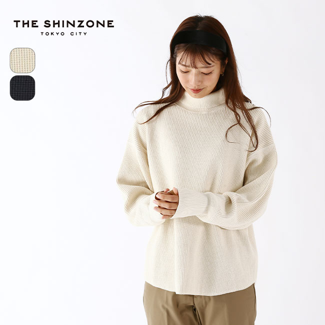  󥾡 CO/CAȥåե THE SHINZONE COTTON CASHMERE TURTLE WAFFLE ǥ...