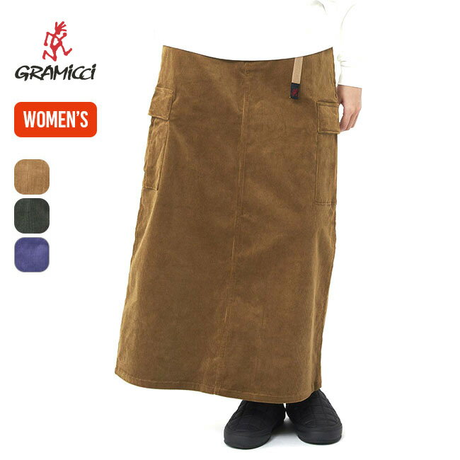 グラミチ ボトムス レディース 【SALE 30%OFF】グラミチ コーデュロイロングカーゴスカート GRAMICCI CORDUROY LONG CARGO SKIRT レディース G3FW-SK008 ボトムス スカート ロングスカート カーゴスカート アウトドア フェス キャンプ