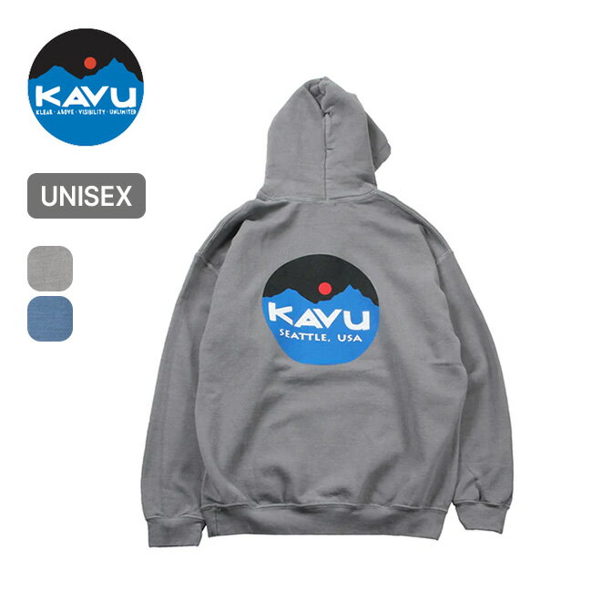 カブー サークルロゴパーカー KAVU Circle Logo Parka メンズ レディース ユニセックス 19821931 トップス パーカー フーディ スウェット スエット キャンプ アウトドア 【正規品】