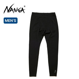 ナンガ アウトドア インナー メンズ ナンガ メリノウールベースレイヤーレギンス NANGA MERINO WOOL BASE LAYER LEGGINGS メンズ レディース ユニセックス メンズ アンダーシャツ 下着 保温 防寒 ベースレイヤー タイツ パッチ キャンプ アウトドア 【正規品】