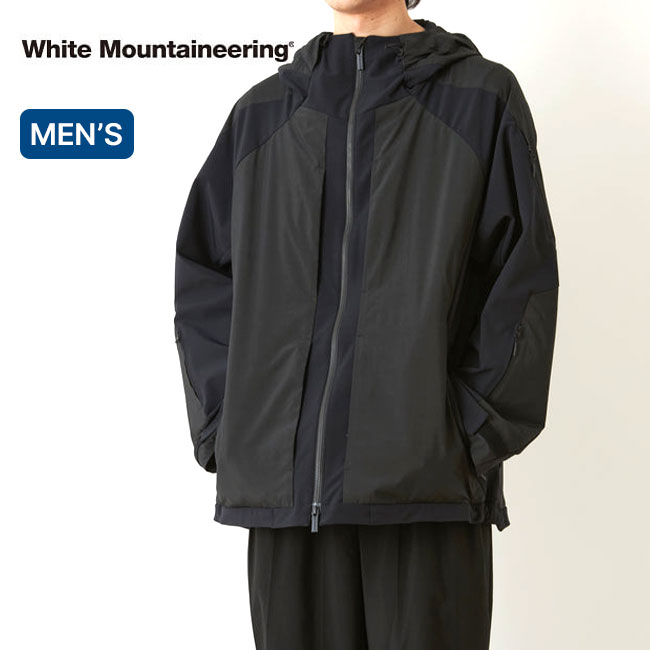 ホワイトマウンテニアリング ウィンドストッパーラゲッジマウンテンパーカー White Mountaineering WINDSTOPPER LUGGAGE MOUNTAIN PARKA メンズ BK2373207 トップス アウター コート ジャケット アウトドア マウンテンパーカ フェス キャンプ 【正規品】