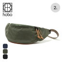 ホーボー ナイロンオックスフォードウィズカウレザー ウェストポーチ hobo WAIST POUCH NYLON OXFORD with COW SUEDE HB-BG4213 ウエストバッグ ヒップバッグ 旅行 アウトドア キャンプ フェス 【正規品】