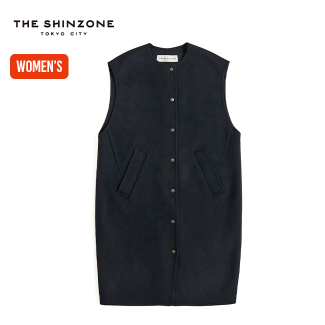 ザ シンゾーン スリーブレスコート THE SHINZONE SLEEVELESS COAT レディース ウィメンズ 23AMSCO06 トップス ベスト ノースリーブ 羽織りもの キャンプ アウトドア 【正規品】