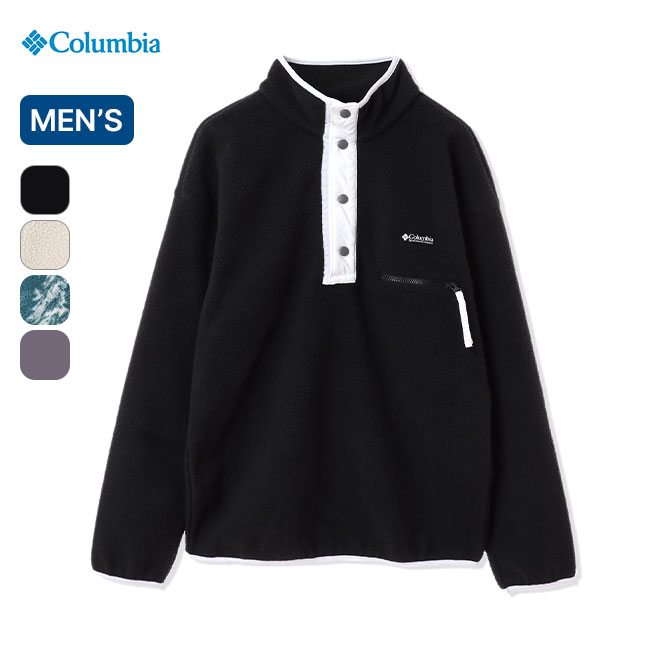 楽天OutdoorStyle サンデーマウンテン【一部SALE】コロンビア ヘルベティアハーフスナップフリース Columbia HELVETIA HALF SNAP FLEECE メンズ AM0371 トップス カットソー プルオーバー フリース キャンプ アウトドア 【正規品】