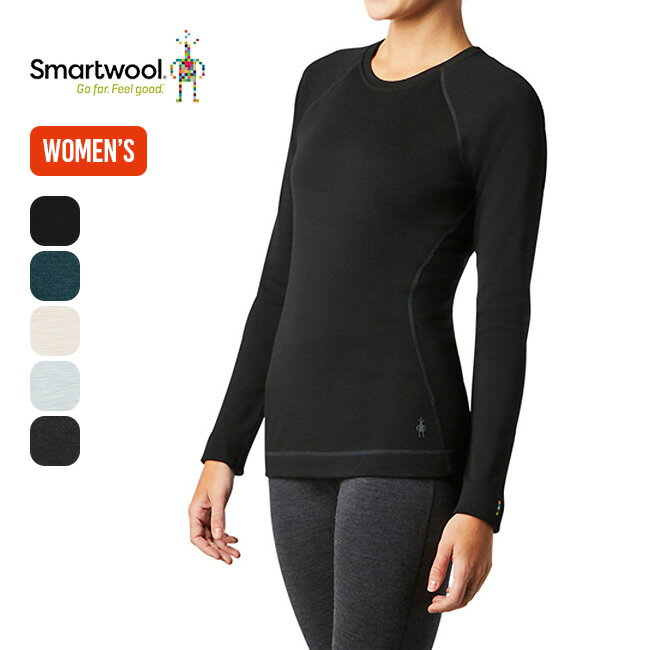 楽天OutdoorStyle サンデーマウンテンスマートウール クラシックサーマルメリノベースレイヤークルー【ウィメンズ】 Smartwool Women's Classic Thermal Merino Base Layer Crew レディース SW63500 ベースレイヤー アンダーシャツ インナー おしゃれ キャンプ アウトドア フェス 【正規品】