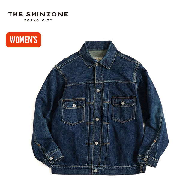 ザ シンゾーン タイプ50Sデニムジャケット THE SHINZONE TYPE 50'S DENIM JACKET(BLUE) レディース ウィメンズ 23AMSJK06 アウター 羽織りもの キャンプ アウトドア フェス 【正規品】