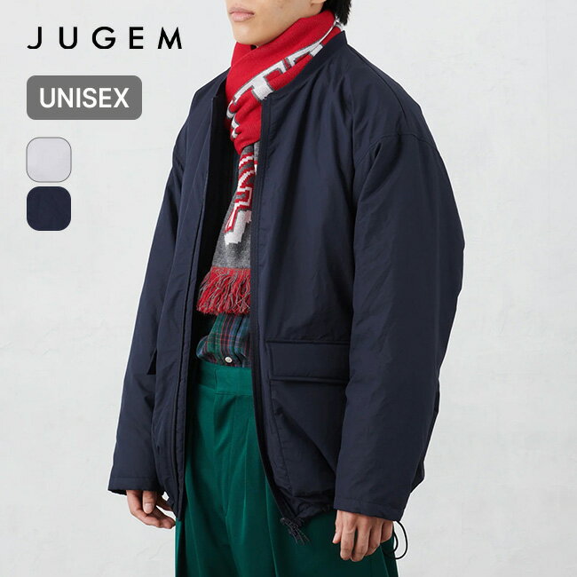 ジュゲム キルトリブダウンジャケット JUGEM QUILT RIB DOWN JKT ユニセックス メンズ レディース ウィメンズ 1D10-3-002-0079 アウター ジャケット ノーカラー 中綿 トップス 防寒 おしゃれ キャンプ アウトドア 【正規品】