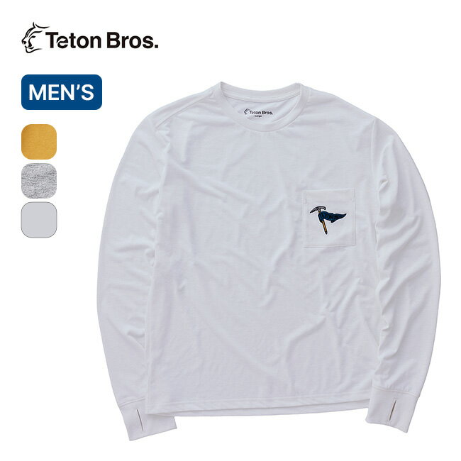 ティートンブロス TBアックスL/S Tee メンズ Teton Bros. TB233-500 Tシャツ トップス ロンT 長袖 キャンプ アウトドア 【正規品】