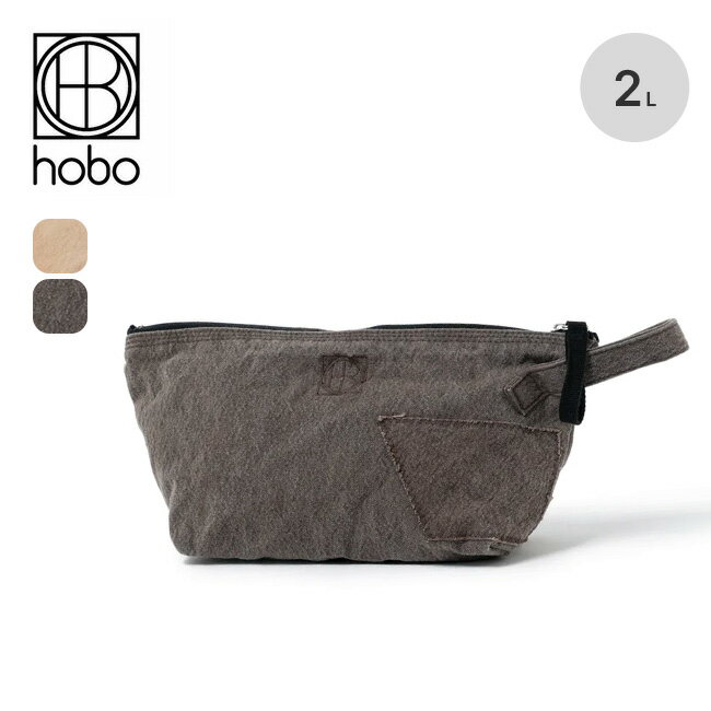 ホーボー ダックキャンバスカキシブダイ ツアーポーチ hobo TOUR POUCH DUCK CANVAS KAKISHIBU DYED HB-BG4211 ポーチ 旅行 アウトドア キャンプ 