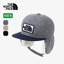 ノースフェイス ウィンタートラッカーキャップ【キッズ】 THE NORTH FACE Winter Trucker Cap kids NNJ42321 キャップ トラッカーキャップ 帽子 防寒 耳当てつき 子供 キャンプ アウトドア 【正規品】