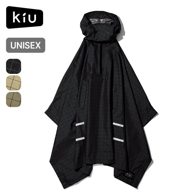 キウ WPバイシクルポンチョ タイプA KiU WP BICYCLE PONCHO TYPE.A メンズ レディース ユニセックス K203 ポンチョ レインコート 雨具 雨合羽 自転車用 雨除け アウトドア フェス キャンプ 【正規品】