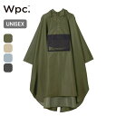 ワールドパーティー パッカブルポンチョ バイカラーユニセックス Wpc. PACKABLE PONCHO UNISEX メンズ レディース ユニセックス R005 ポンチョ レインコート 雨具 雨合羽 雨除け アウトドア フェス キャンプ 【正規品】