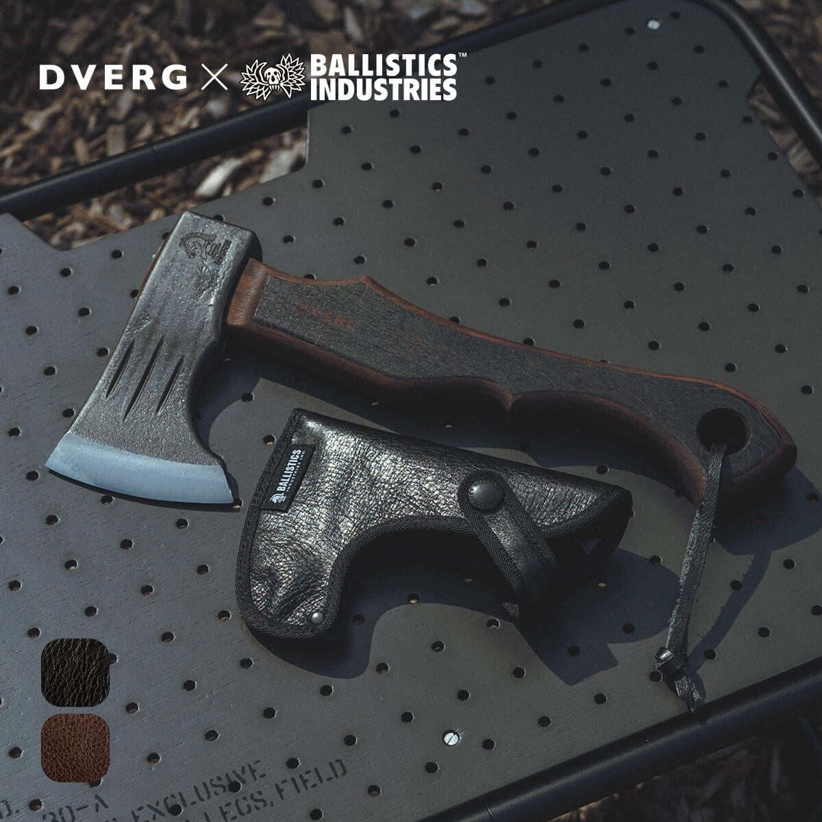ドベルグ×バリスティクス DRILLED HAND AXE II DVERG×Ballistics ドリルドハンドアックス2 斧 手斧 薪割フェス キャンプ アウトドア 