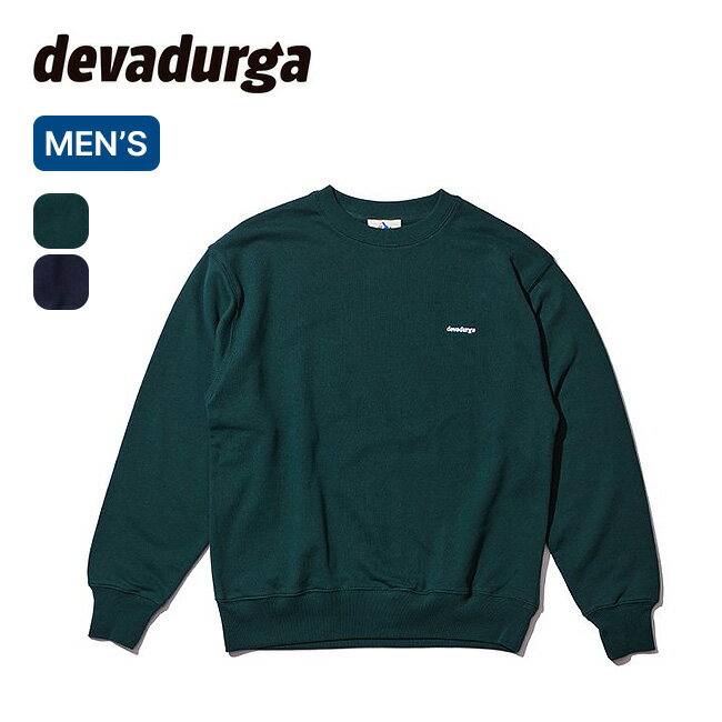 デヴァドゥルガ ロゴスウェット devadurga LOGO SWEAT メンズ dg-1476 トレーナー 長袖 トップス アウトドア キャンプ 【正規品】