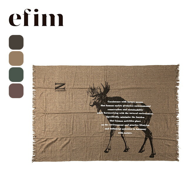 エフィム ネイチャーハッカー リサイクルウールブランケットラグ efim NATURE HACKER RECYCLE WOOL BRANKET RUG NH-BRUG 敷物 ラグマット ひざ掛け インテリア ピクニック アウトドア キャンプ 【正規品】