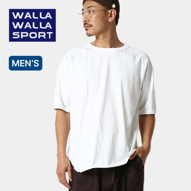 ワラワラスポーツ 1/2ルーズベースボールTEE WALLA WALLA SPORT 1/2 LOOSE BASEBALL TEE メンズ 30125-SR トップス Tシャツ 半袖 キャンプ アウトドア フェス 【正規品】