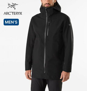 アークテリクス レイルロングジャケット ARC'TERYX メンズ シェルジャケット フードジャケット アウター ゴアテックス ロング丈 防風 防水 キャンプ アウトドア 【正規品】