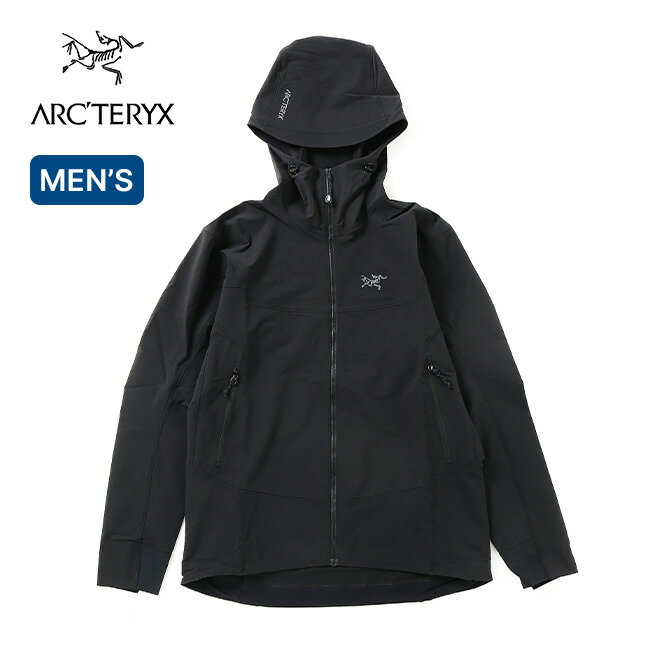 アークテリクス アウトドアジャケット メンズ アークテリクス ガンマフーディ メンズ ARC'TERYX gamma hoody メンズ L08531800 アウター ジャケット トップス ウィンドシェル ソフトシェル キャンプ アウトドア 【正規品】