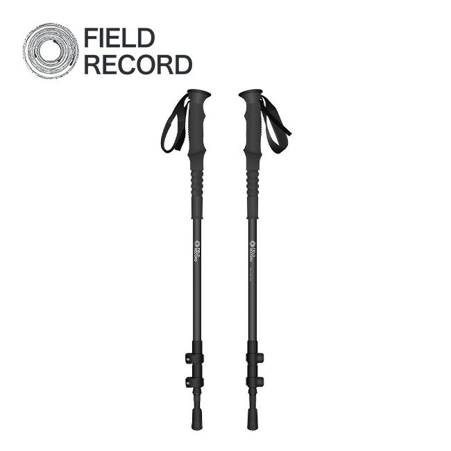 フィールドレコード FR-CDPトレッキングポール(2本set) FIELD RECORD FR-CDP トレッキング ハイキング 登山 キャンプ アウトドア フェス 【正規品】