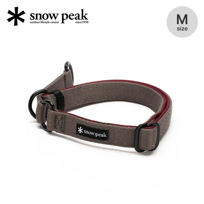 スノーピーク SPテープチョーカーM snow peak PT-111 犬用品 ドッグ 首輪 しつけ 散歩 チェーン チョーカー ペット キャンプ アウトドア 【正規品】