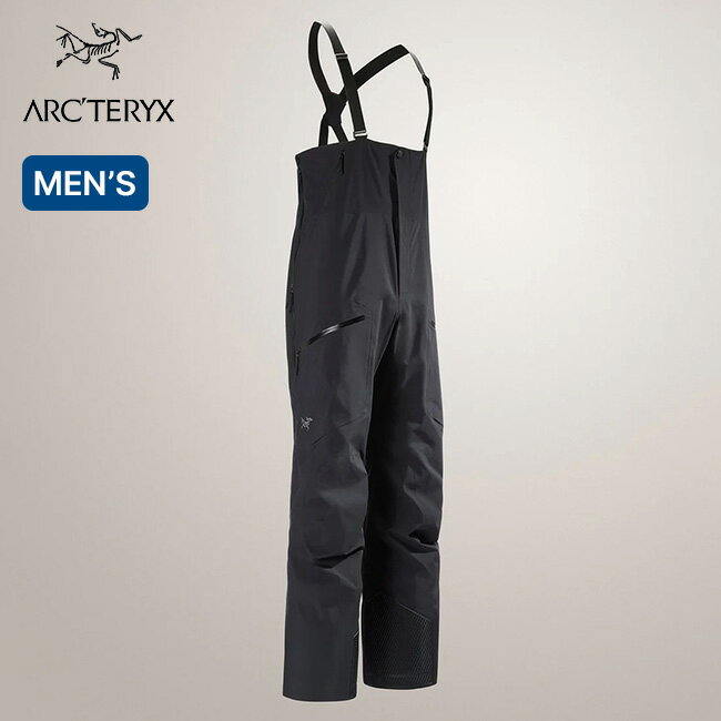 アークテリクス アウトドア パンツ メンズ アークテリクス ラッシュビブ パンツ ARC'TERYX rush bib pants メンズ X00000605901 ビブ つなぎ ロングパンツ スキー スノーシェル ボトムス キャンプ アウトドア 【正規品】