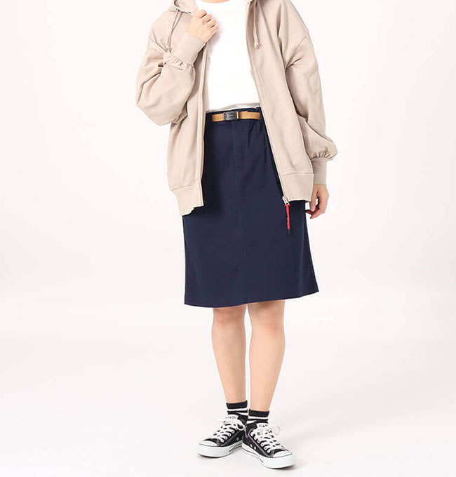 チャムス ストレッチキャンピングスカート CHUMS Stretch Camping Skirt レディース CH18-1301 ボトムス スカート アウトドア フェス キャンプ 【正規品】 2