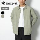 スノーピーク フレキシブルインサレーテッドシャツ snow peak apparel Flexible Insulated Shirt メンズ レディース ユニセックス SW-24SU003 アウター トップス 中綿 インサレーションジャケット 保温 防寒 ジャケット アパレル キャンプ アウトドア 【正規品】