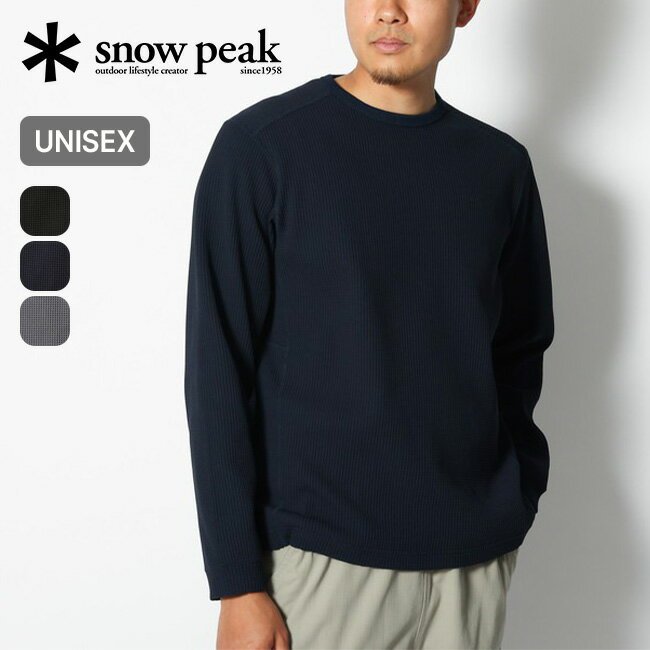 Ρԡ ɥ饤åե󥰥꡼T snow peak apparel Dry Waffle Dress  ǥ...