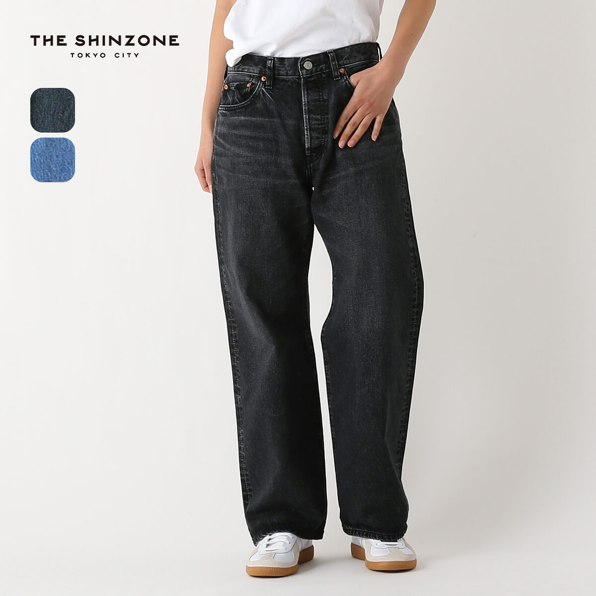  󥾡 Х THE SHINZONE BAGGY JEANS ǥ  23AMSPA04 ܥȥॹ ѥ...