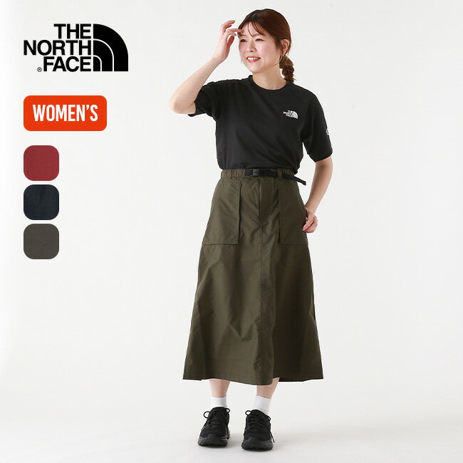 【SALE 10%OFF】ノースフェイス コンパクトスカート【ウィメンズ】 THE NORTH FACE COMPACT SKIRT レディース NBW32330 ボトムス ミリタリー ロングスカート ミディアム おしゃれ カジュアル キャンプ アウトドア 【正規品】 1