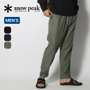 【SALE Max40%OFF】スノーピーク ライトマウンテンクロスパンツ snow peak apparel メンズ PA-24SU102 ボトムス ロングパ...