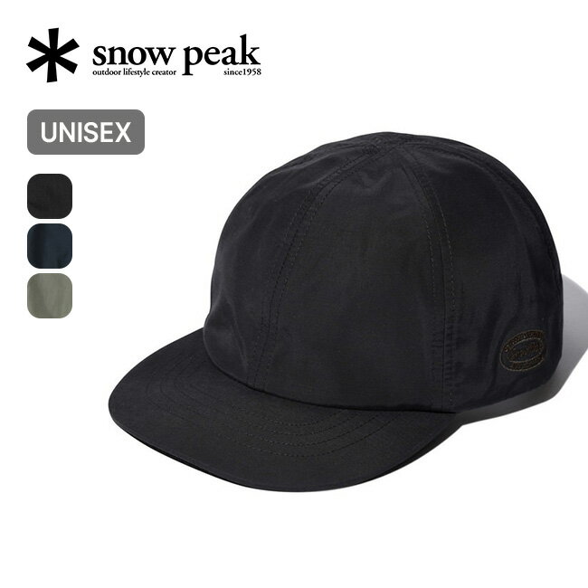 スノーピーク アウトドアウェア メンズ スノーピーク ライトマウンテンクロスキャップ snow peak apparel メンズ レディース ユニセックス AC-24SU104 帽子 キャップ ヘッドウェア キャンプ アウトドア 【正規品】
