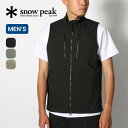 【GW限定クーポン対象】【SALE Max50%OFF】【ラスト1点】スノーピーク FRストレッチベスト snow peak apparel メンズ JK-24...