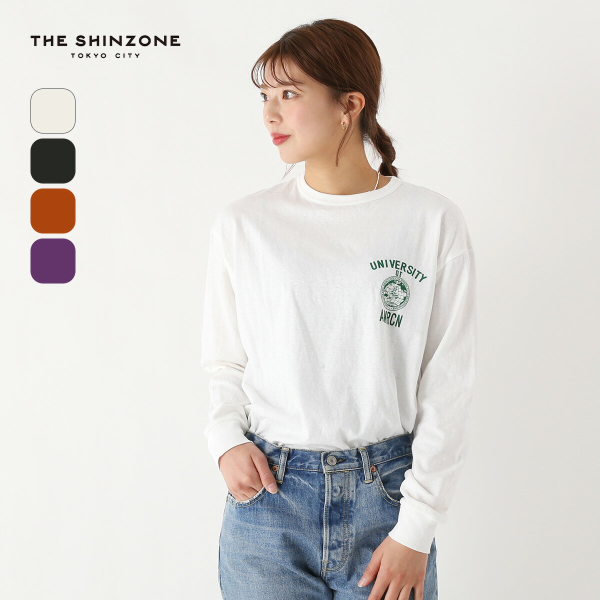 楽天OutdoorStyle サンデーマウンテンザ シンゾーン アメリカーナコラボレーションロングTEE THE SHINZONE AMERICANA COLLABORATION LONG-TEE レディース ウィメンズ 23MXXCU03 トップス カットソー Tシャツ ロンT 長袖 アウトドア キャンプ 【正規品】