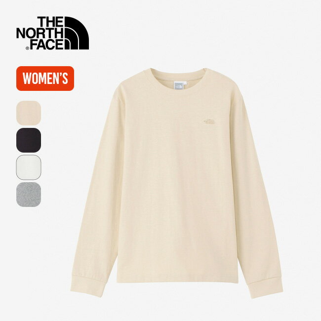 ノースフェイス L/S ヌプシコットンTee【ウィメンズ】 THE NORTH FACE L/S Nuptse Cotton Tee レディース NTW32443 トップス Tシャツ ロングスリーブ ロングT ロンT おしゃれ 長袖 キャンプ アウトドア 【正規品】