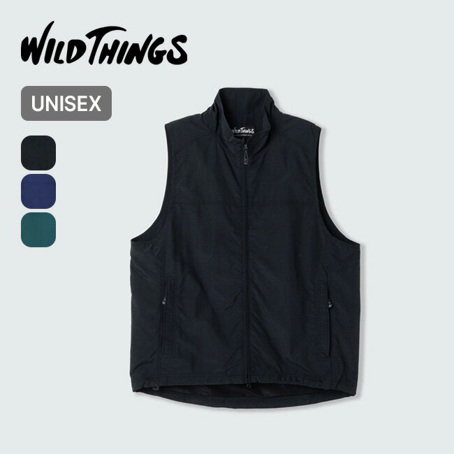 ワイルドシングス ユーティリティベスト WILD THINGS UTILITY VEST メンズ レディース ユニセックス WT24010AD ベスト チョッキ 羽織り 重ね着 レイヤード おしゃれ キャンプ アウトドア 