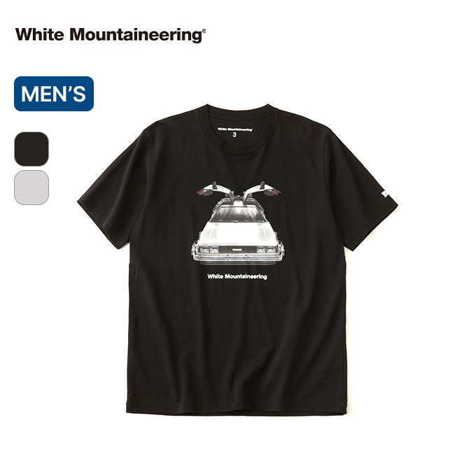 ホワイトマウンテニアリング デロリアンTシャツ White Mountaineering DELOREAN T-SHIRT メンズ WM2471523 トップス カットソー プルオーバー Tシャツ 半袖 アウトドア キャンプ フェス 