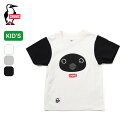 チャムス ブービーフロントフェイスTシャツ【キッズ】 CHUMS Kid's Booby Front Face T-Shirt キッズ CH21-1312 子供服 トップス カットソー プルオーバー Tシャツ 半袖 アウトドア キャンプ フェス 【正規品】 1